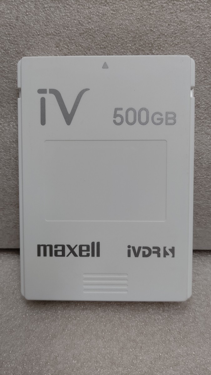 ■マクセル/maxell■ iVDR-S カセットハードディスク【iv】M-VDRS 500GB 動作品【送料無料】_画像1