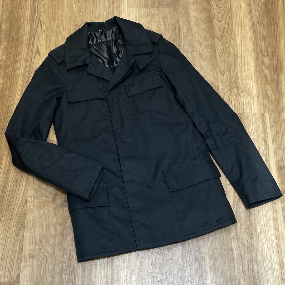 愛用 Dior HOMME IT22EHGBWZ1M メンズ 44 ブラック ウールポリエステル