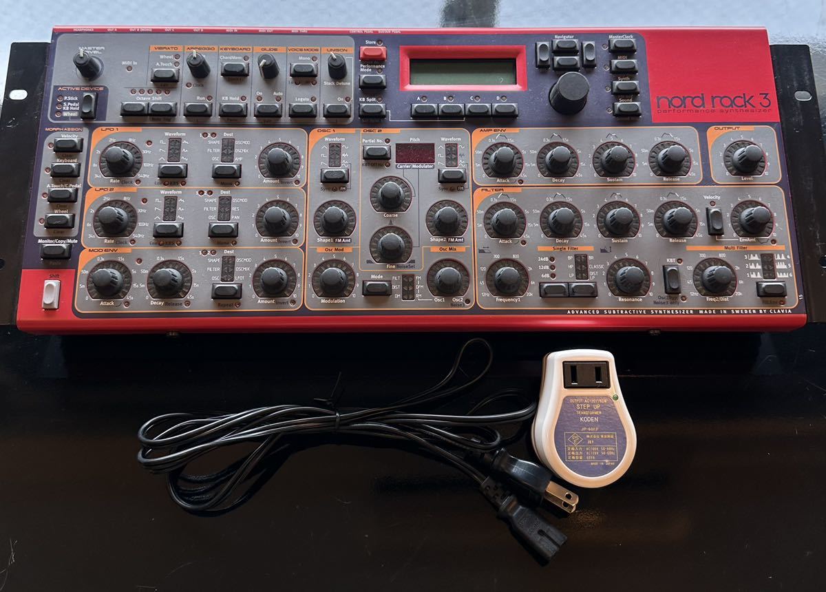 【レア】Clavia nord rack3 / nord lead3 Performance Synthesizer / Virtual Analog / FM_画像7