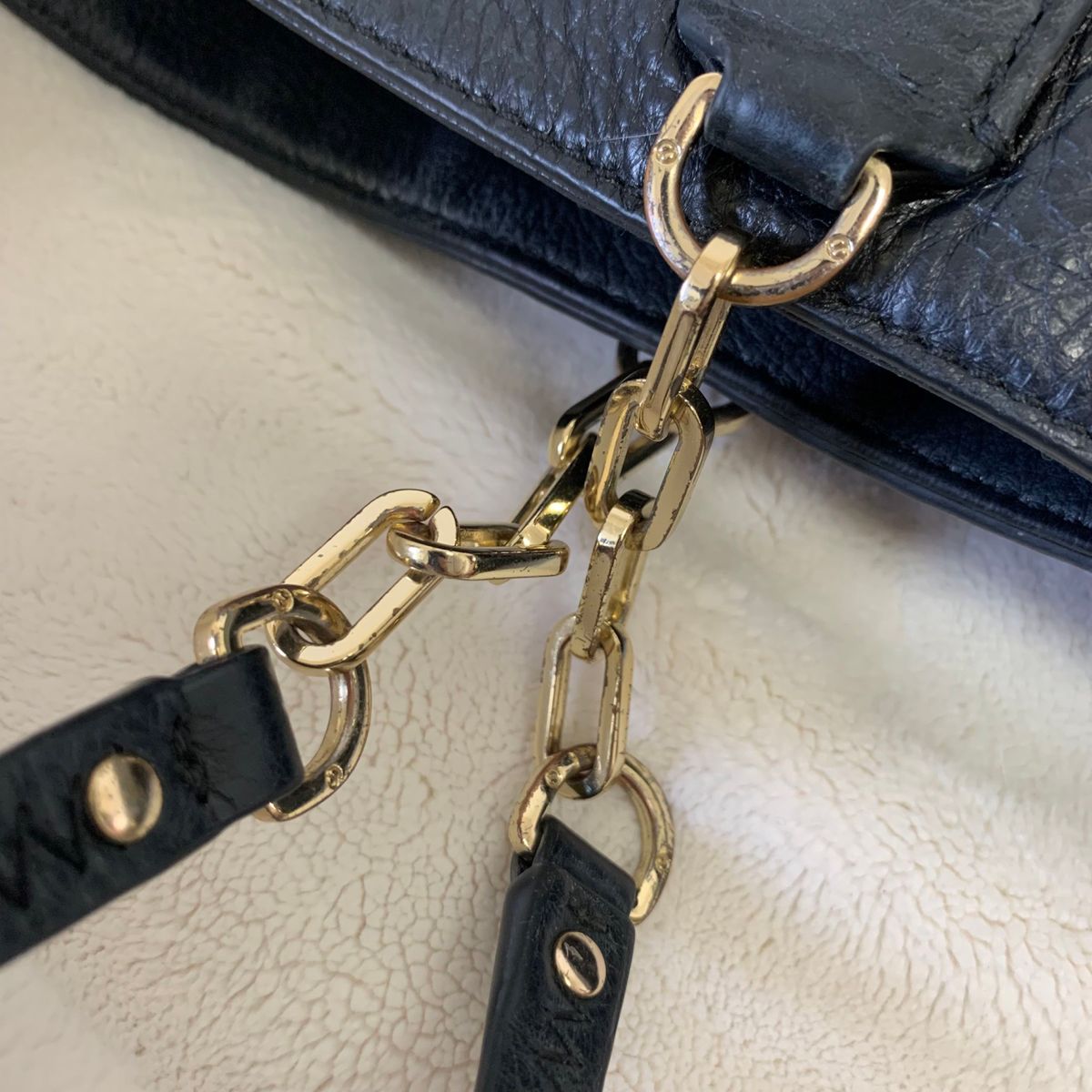 【TORY BURCH】トリーバーチ トートバッグ レザー ブラック タッセル