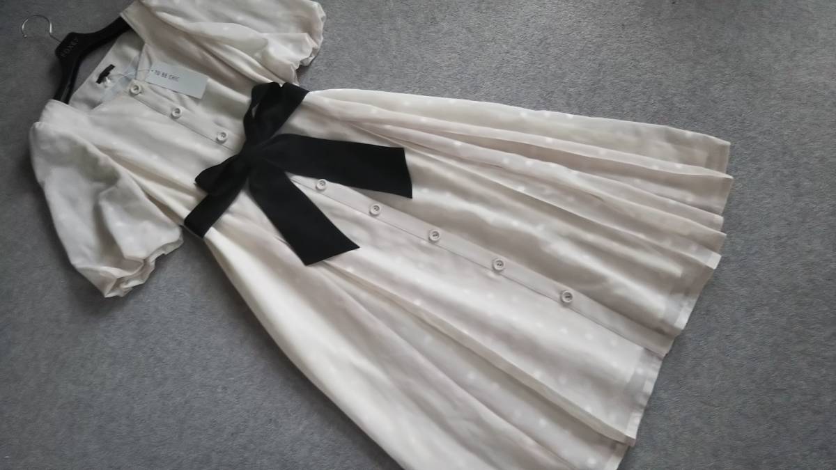  новый товар TO BE CHIC [ омыватель bru] точка ja карта платье One-piece 40 бежевый 70400 иен 