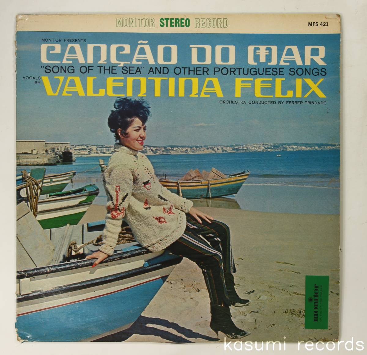 【US-ORIG.LP】VALENTINA FELIX/CANCAO DO MAR(並品,ポルトガル,ファド,MONITOR,1965)_画像1