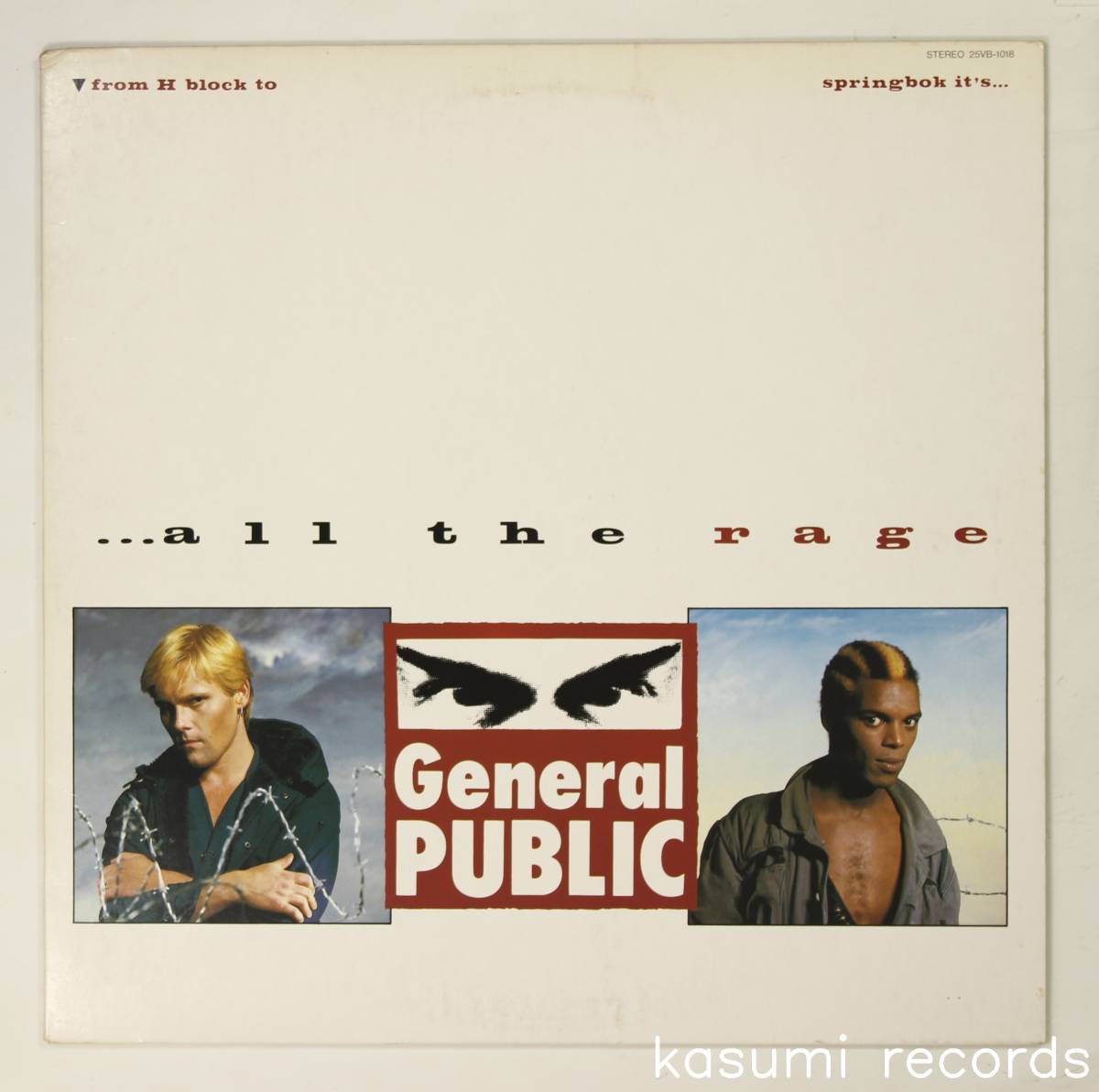 【国内盤LP】ジェネラル・パブリック/一世風靡 ...(並品,UK NWSKA,1985,General Public,All The Rage)_画像1