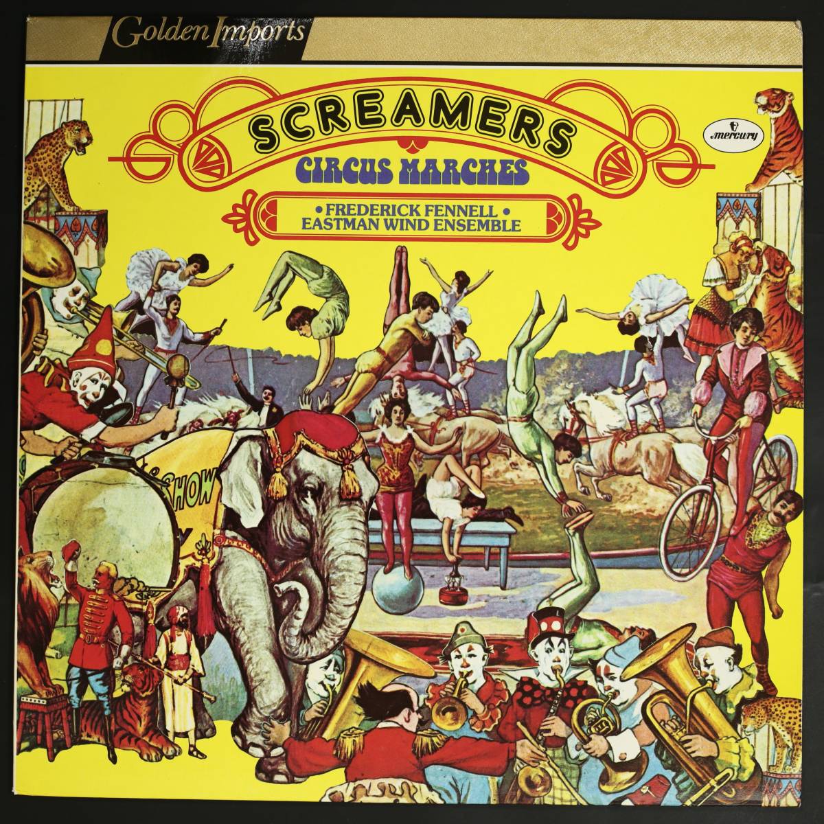 [ orchid record LP] Frederick *fe flannel /s creamer z circus * March masterpiece compilation ( average superior article,Mercury Living Presence,Frederick Fennell)