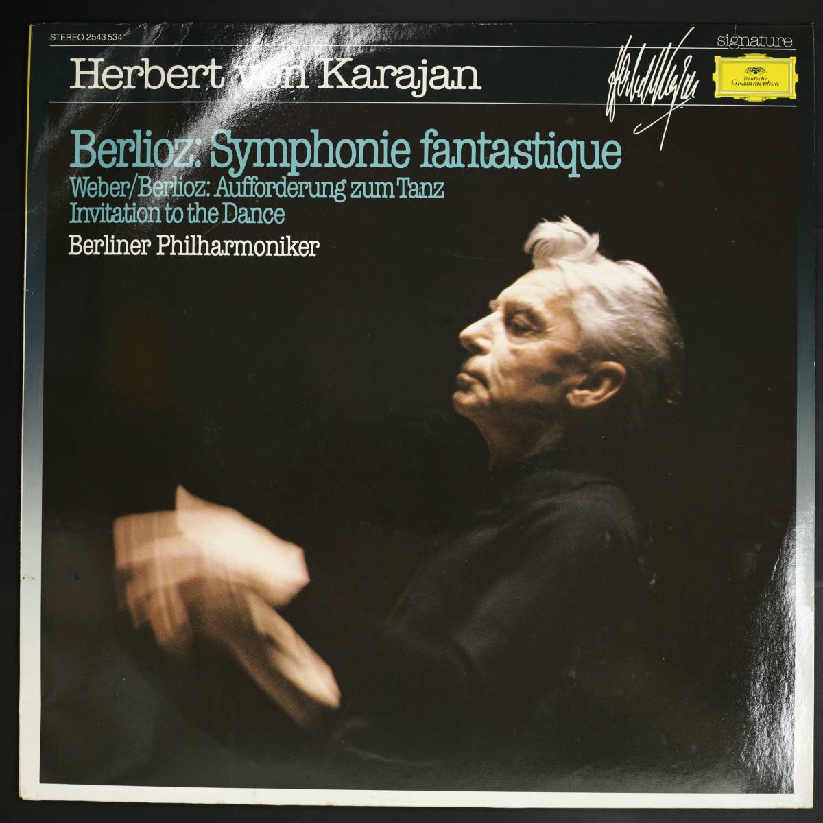 【西独盤DGG LP】カラヤン,BPh/ベルリオーズ:幻想交響曲(並品,盤良,Karajan)_画像1