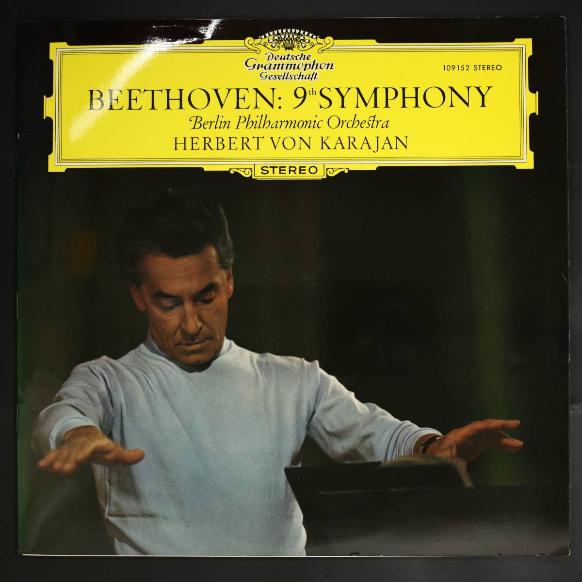 【独盤DGG LP】カラヤン,BPh/ベートーヴェン:交響曲第9番(並良品,Karajan)の画像1