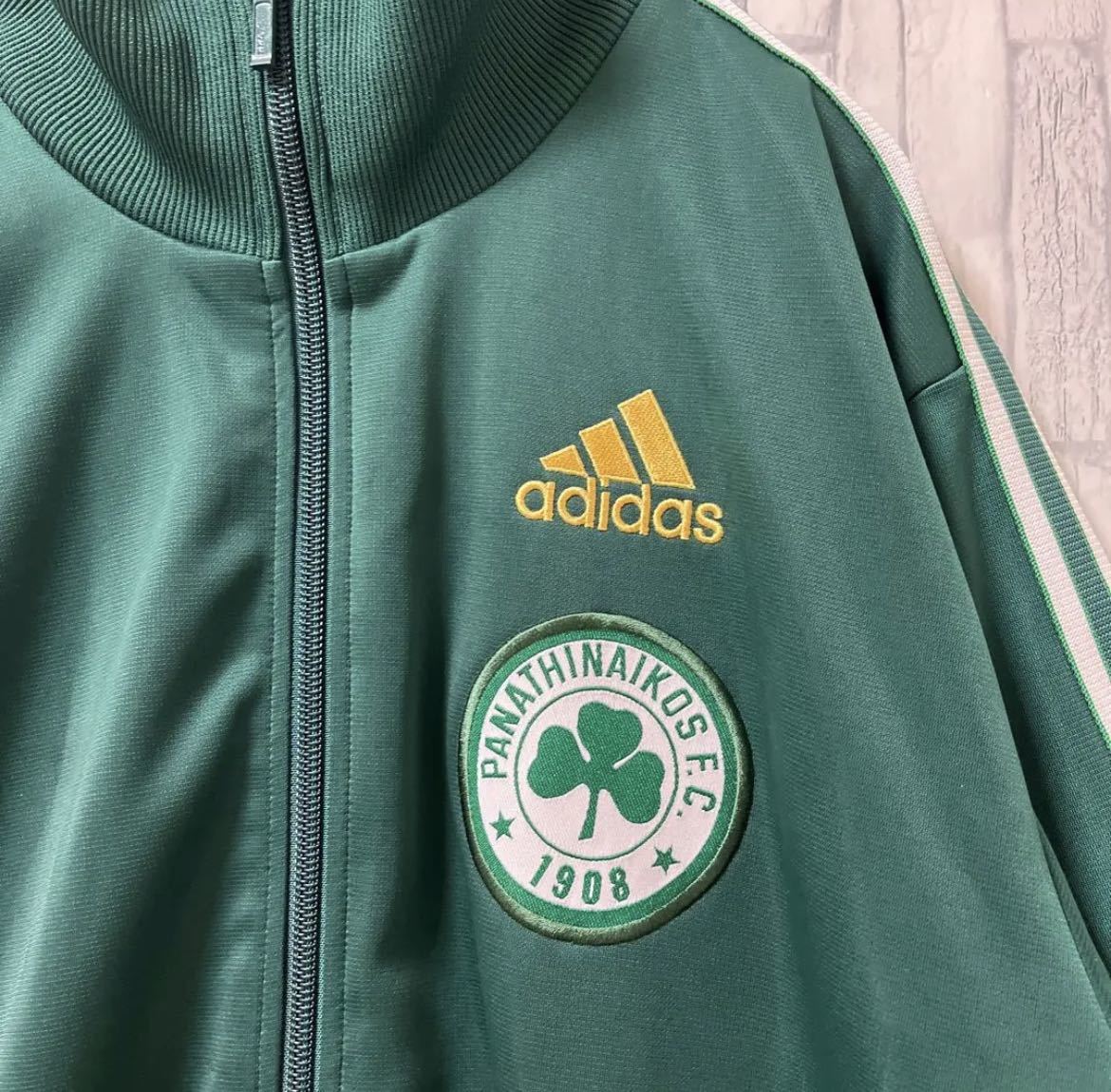 adidas アディダス ジャージ 上 トラックジャケット パナシナイコス