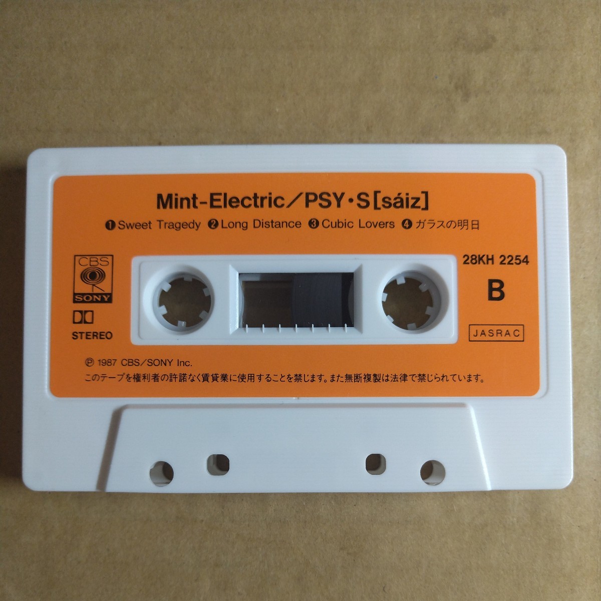 【希少】サイズ「mint-electric」ミュージックテープ 1987年 3rd ★★PSY・S レモンの勇気to-y電気とミントCD、LPレコードではありません_画像5