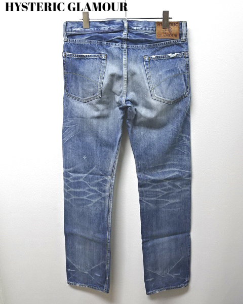 30【HYSTERIC GLAMOUR DENIM PANTS 4AP-1551 INDIGO ヒステリックグラマー デニムパンツ インディゴ】_画像4