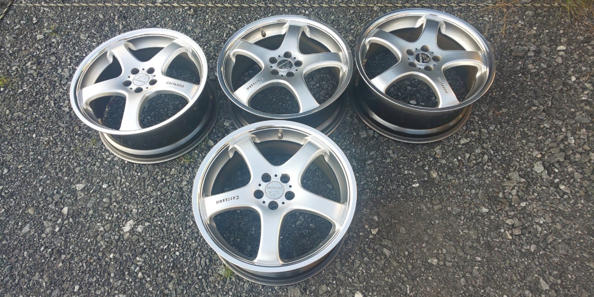 カールソン 1/5 EVO 30プリウス PCD100 5H 18インチ 即決 7.5J カールソン 1/5 EVO 30プリウス PCD100 5H 18インチ 即決 7.5J