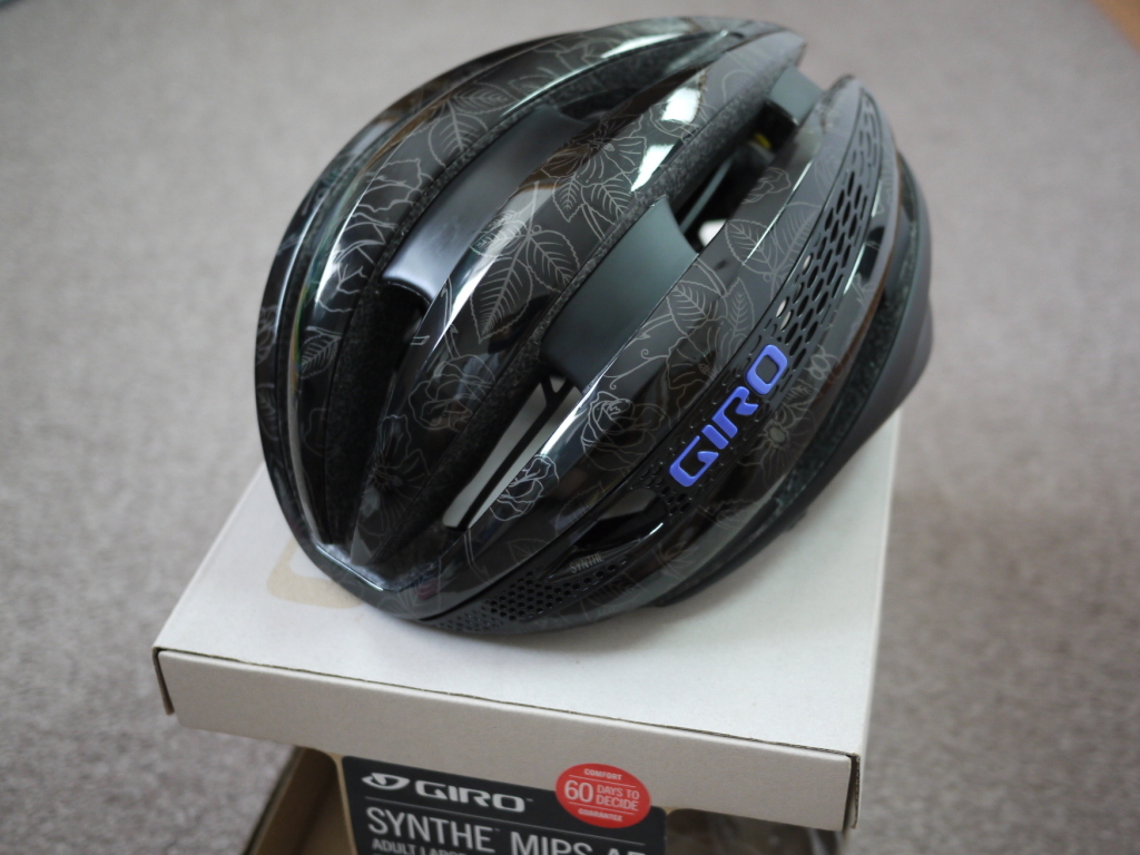 完売品！ 新品・未使用！ GIRO SYNTHE MIPS AF マットブラックフローラル シンセ ミップス アジアンフィット L size_画像1