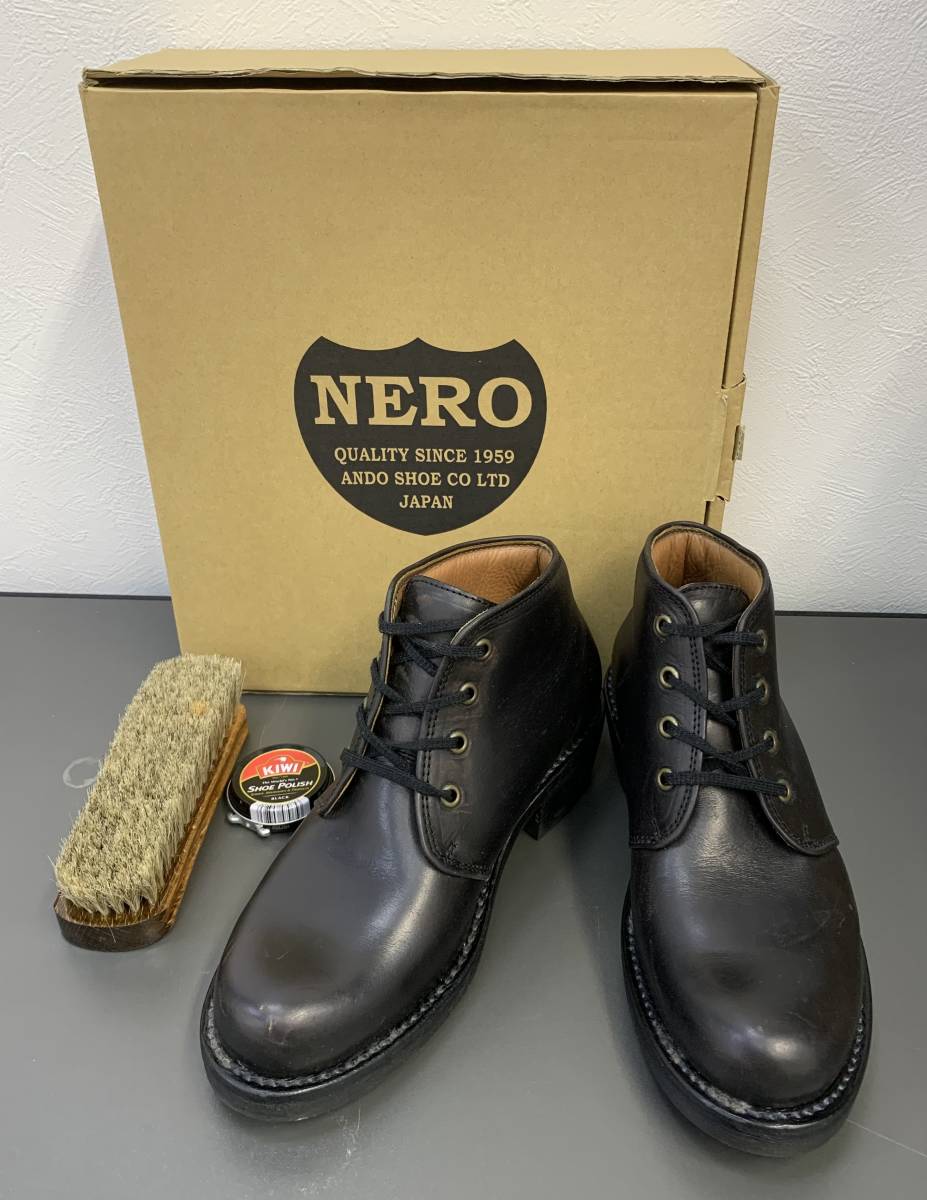 Yahoo!オークション - 1円〜 NERO 安藤製靴 IGA サイズ 24 Yahoo!オークション - 1円〜 NERO 安藤製靴 IGA サイズ 24