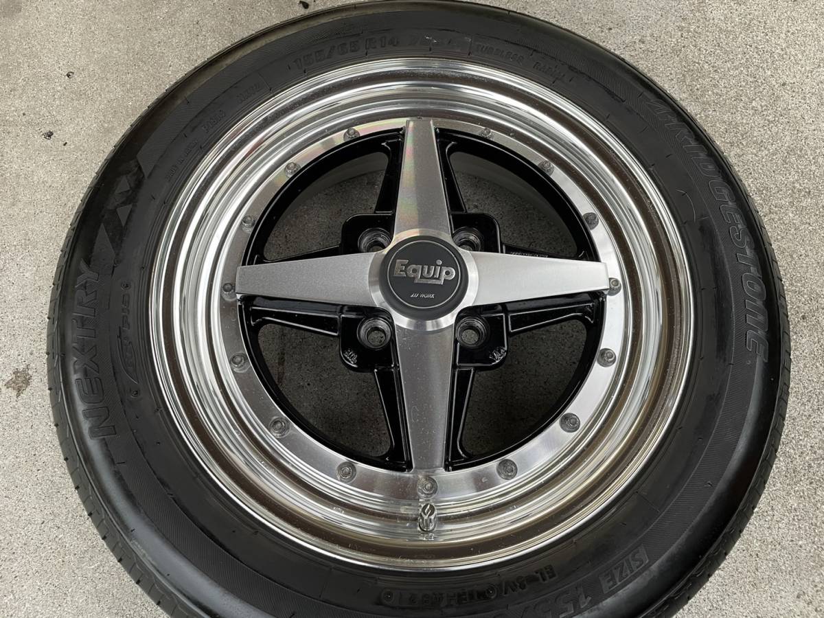 ワーク エクイップ 01 14インチ EQUIP 155/65R14 タント ムーヴ ワゴン