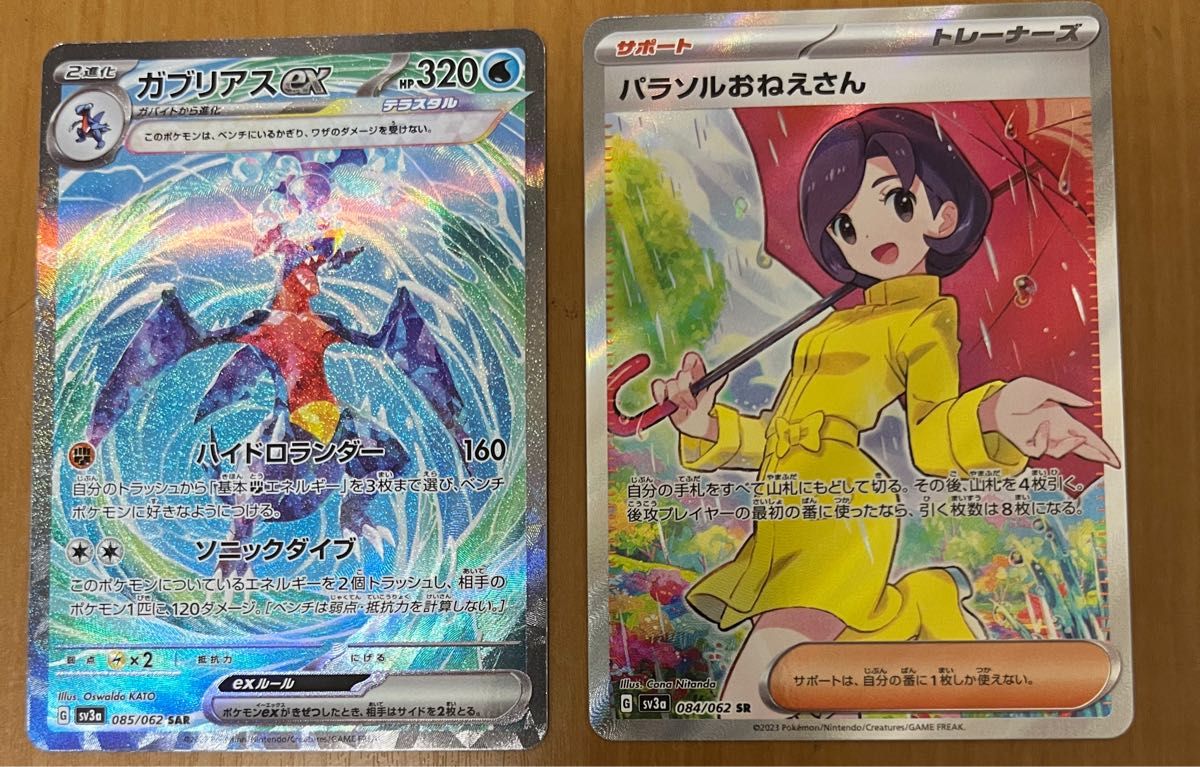 ポケモンカード レイジングサーフ ガブリアスex SAR パラソル