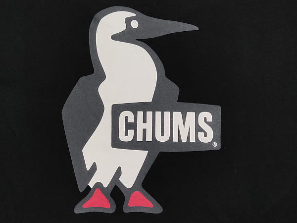 【送料185円】 CHUMS チャムス 長袖Tシャツ Booby Logo　ロンT (XL) ブラック / ch01-1896_画像3