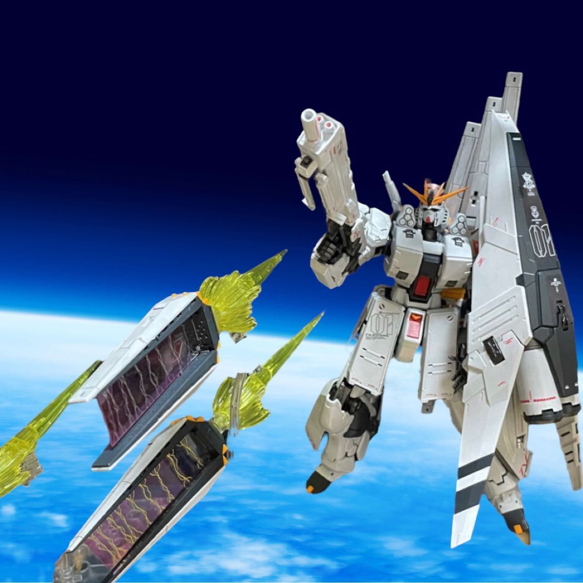 解体匠機風 RGRX-93 HWS νガンダムメタルパーツ仕様&RG 1/144ν 解体匠機風 RGRX-93 HWS νガンダムメタルパーツ仕様&RG 1/144ν