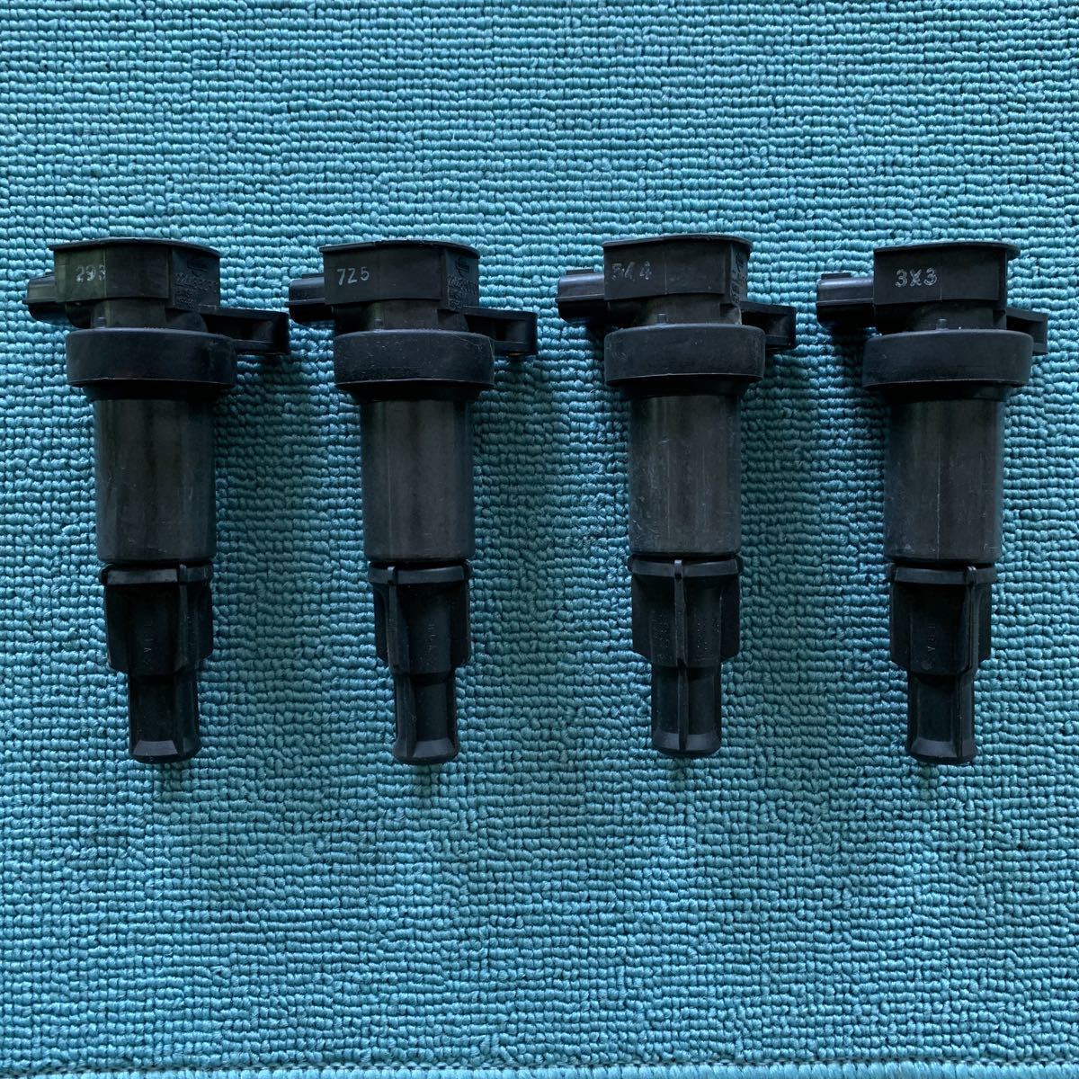 【良品以上、低回転高回転の動作確認済、当日発送】s14 180sx s13 SR20DET 日産 純正 イグニッションコイル セット 23MY2-07