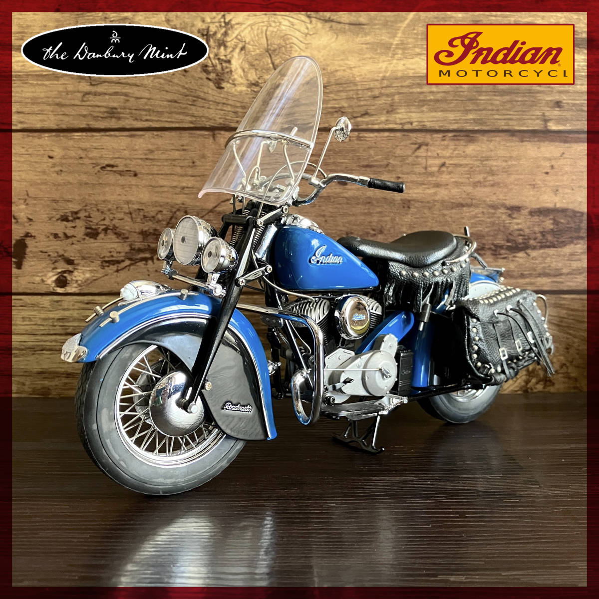 【絶版・激レア!!】DANBURY MINT ダンバリーミント 1948 Indian Chief インディアン チーフ 1:10／モーターサイクル ダイキャスト ミニカー_画像2