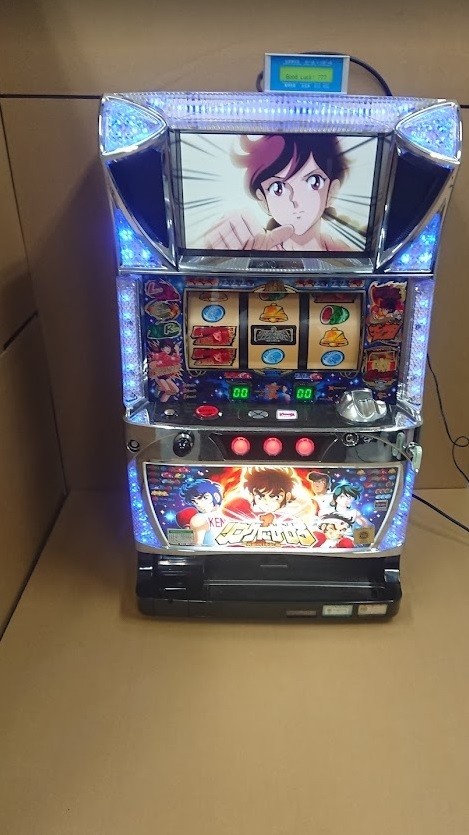 パチスロ 実機 リングにかけろ1 黄金のJr.編 レトロ 当時物 スロットの