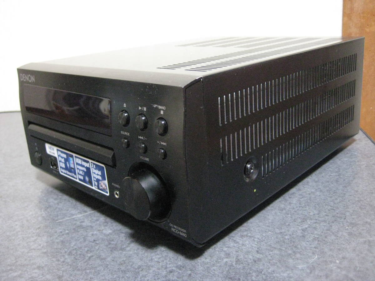 スペシャルオファ DENON CDレシーバー 高音質小型アンプ RCD-M40 動作