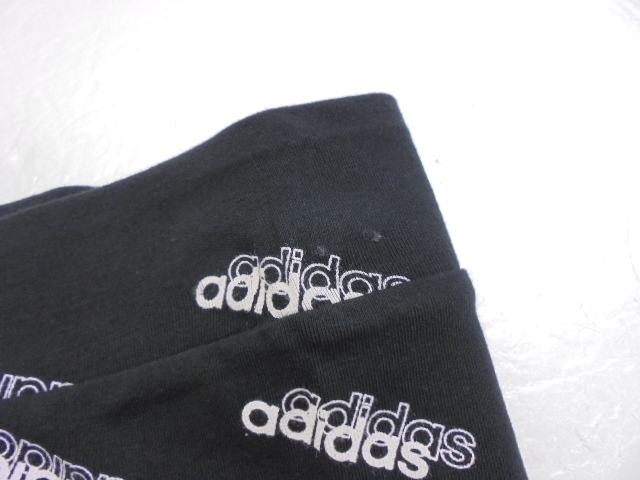 [KCM]Z-2adi-1457-140* exhibition goods *[adidas/ Adidas ] Kids Junior long tights spats Logo total pattern HAF02-FM0752 black 140