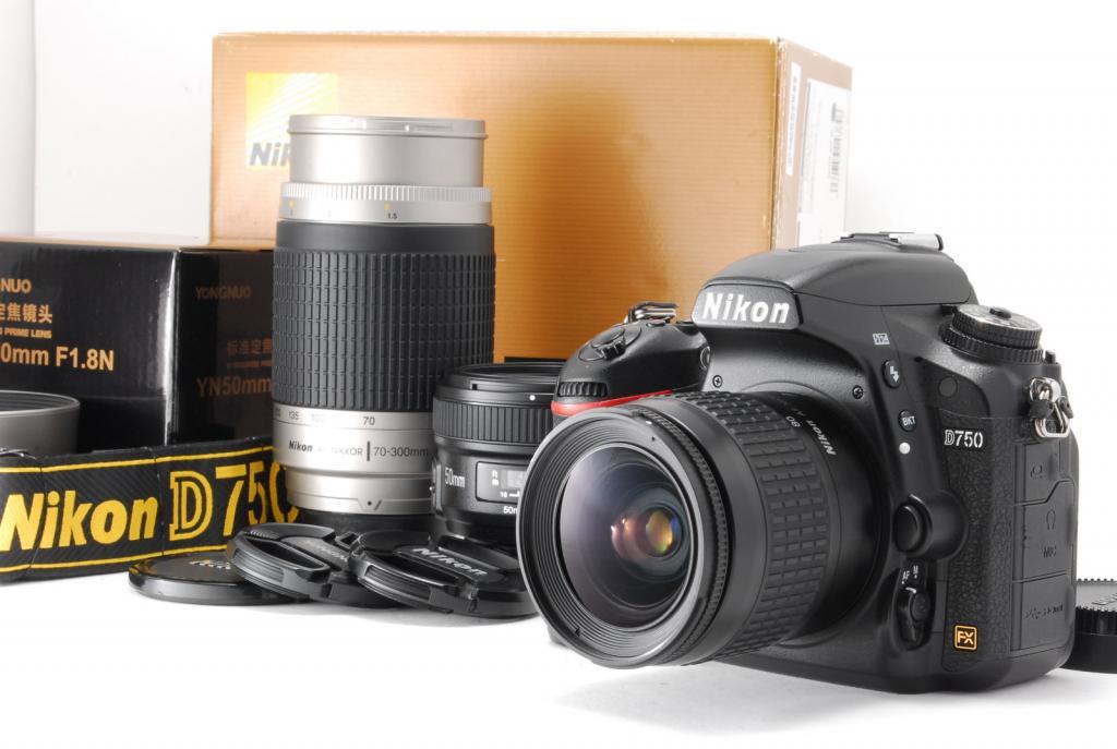Nikon ニコン D750 トリプルレンズキット 新品SD32GB付きのサムネイル