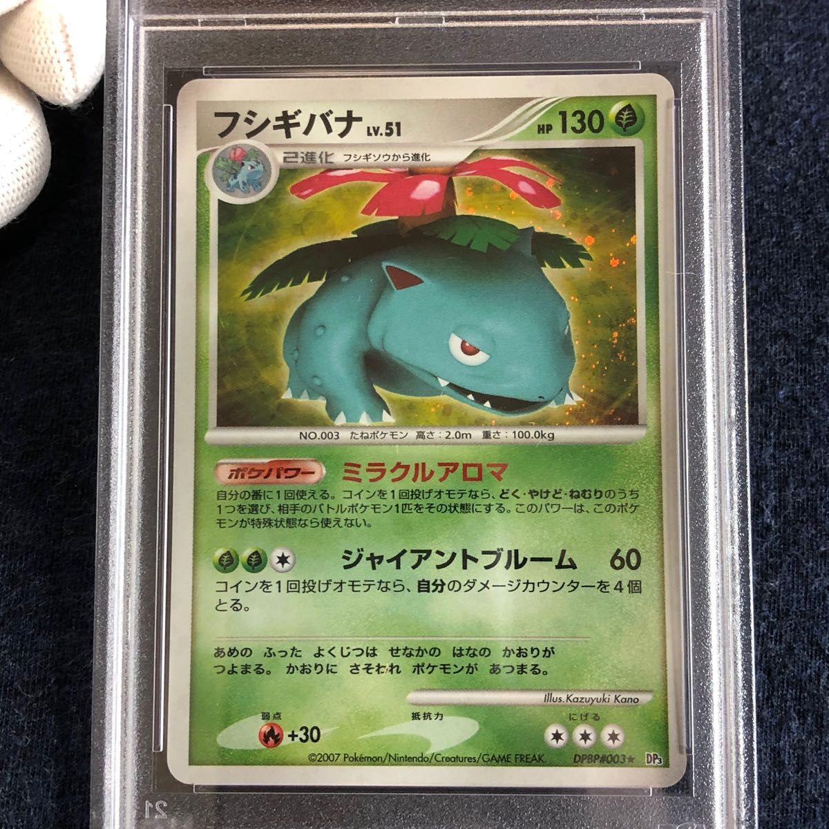 【美品】連番　PSA10　フシギバナ　リザードン　カメックス　DPBP#003 　DP3　拡張パック　ひかる闇 ポケモンカード 