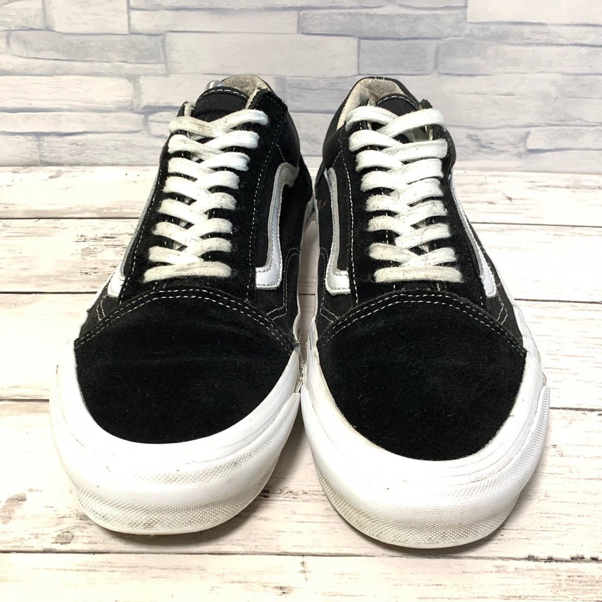 R4571bh【vans バンズ】ヴァンズ 27.5cm スニーカー ブラック メンズ 靴 ローカットシューズ カジュアル オールドスクール OLDSKOOL _画像5