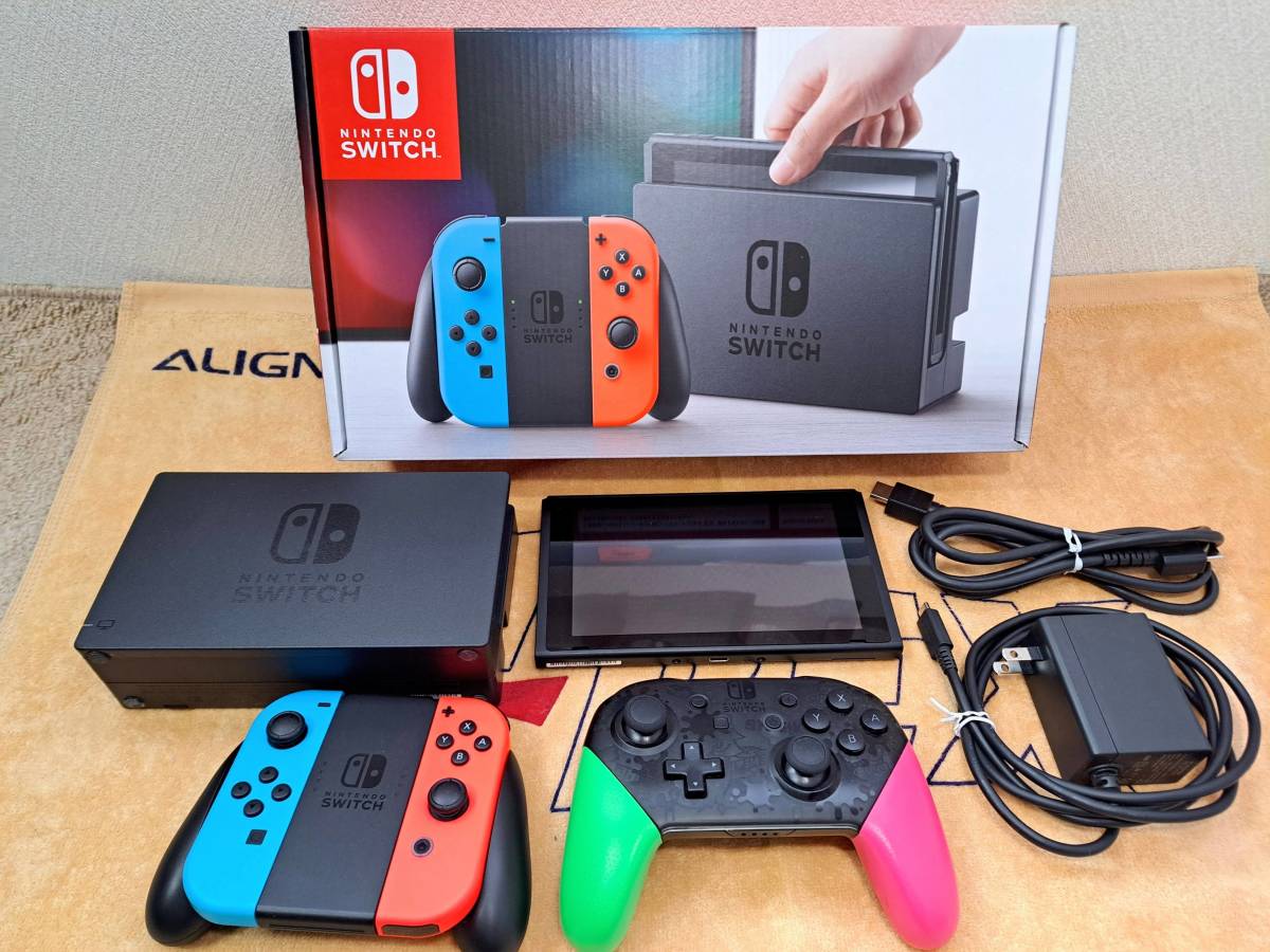 美品 初期型 ニンテンドースイッチ Switch Nintendo 動作確認済み 中古