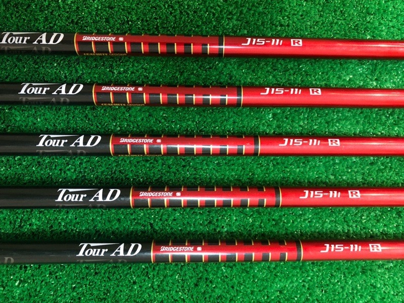 ★中古良品★ブリヂストン★BRIDGESTONE GOLF J15 アイアン 5本 Tour AD J15-11I 純正カーボン(R)　　 *MP@1*N*333_画像7