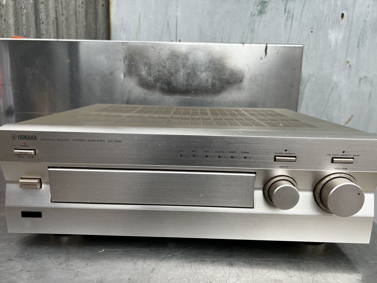 YAMAHA/ヤマハ AX-596 プリメインアンプ 通電確認済み 中古現状品 YAMAHA/ヤマハ AX-596 プリメインアンプ 通電確認済み 中古現状品