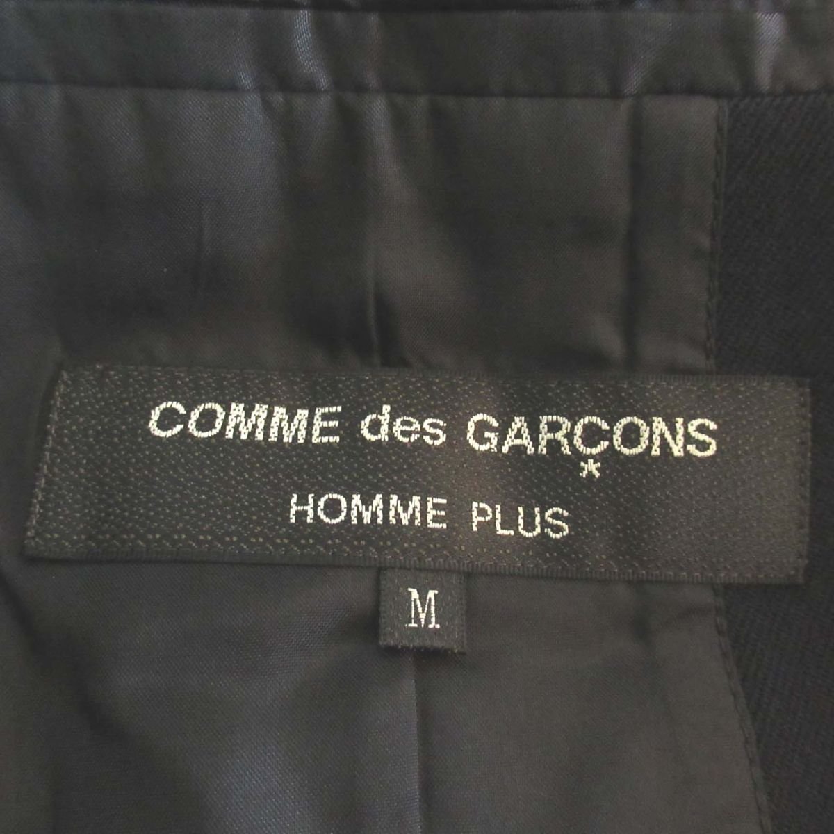 豊富なギフト des COMME 03AW 美品 GARCONS ブラック M テーラード