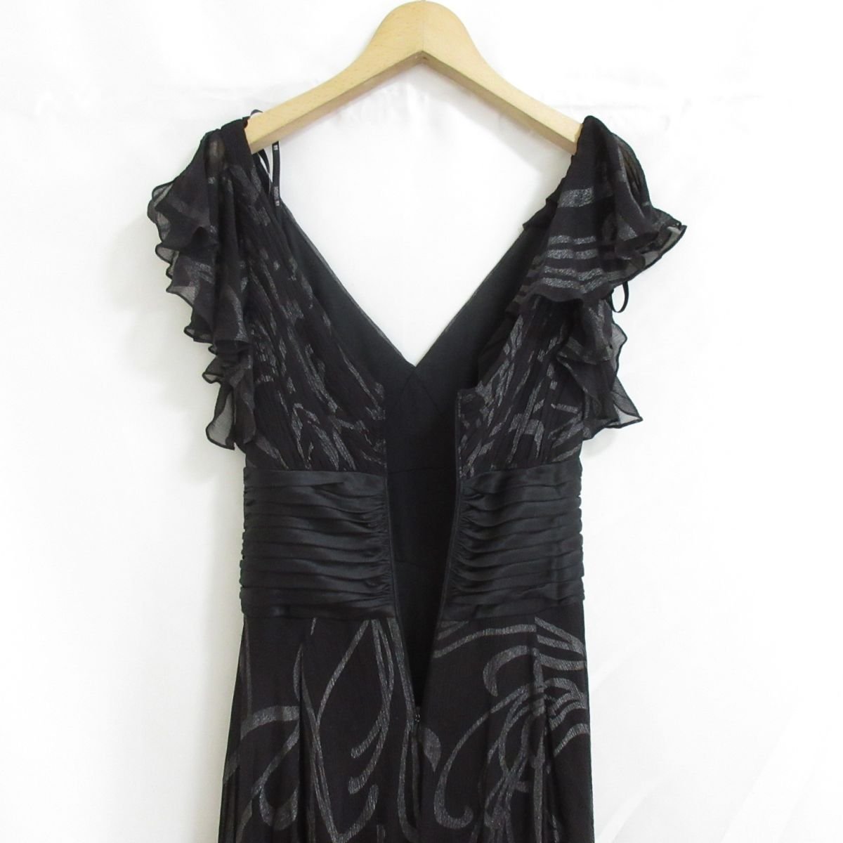 激安店舗 TADASHI 美品 SHOJI 091 ブラック 0 ドレス ワンピース