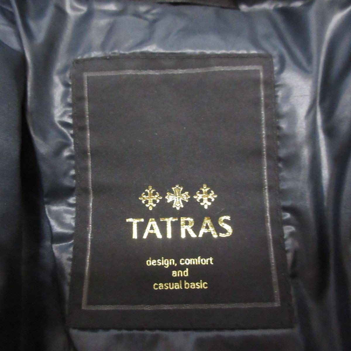 偉大な SARIN タトラス TATRAS 美品 サリン ネイビー 02 ロングダウン
