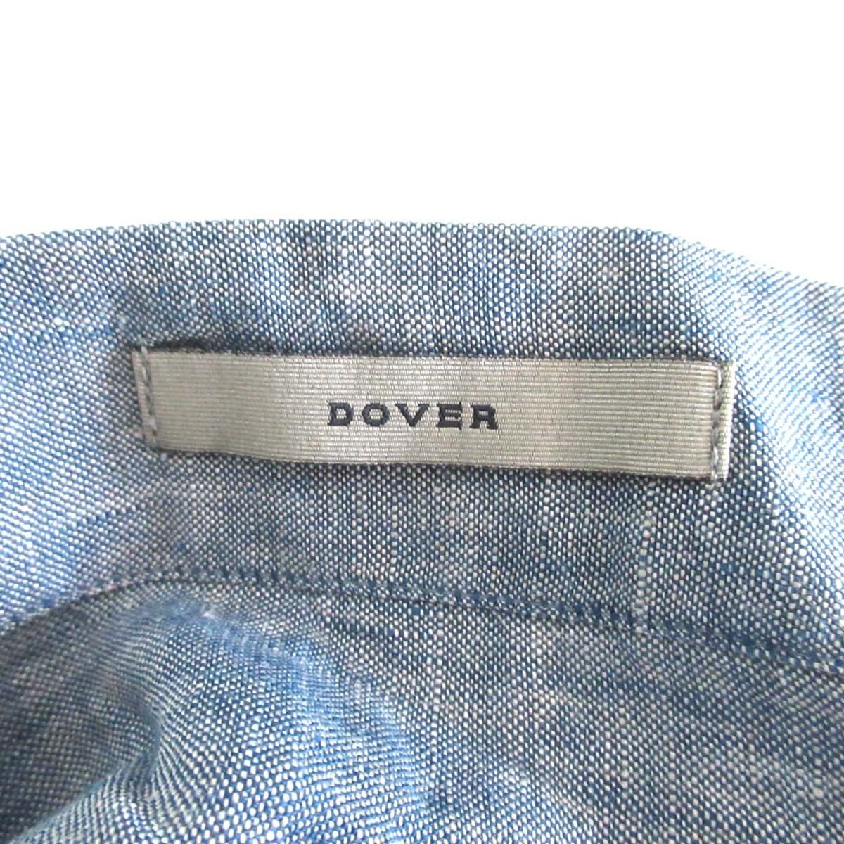 美品 BOGLIOLI ボリオリ DOVER ドーヴァー 長袖 リネン100％ シャンブレーシャツ ブルー系_画像5