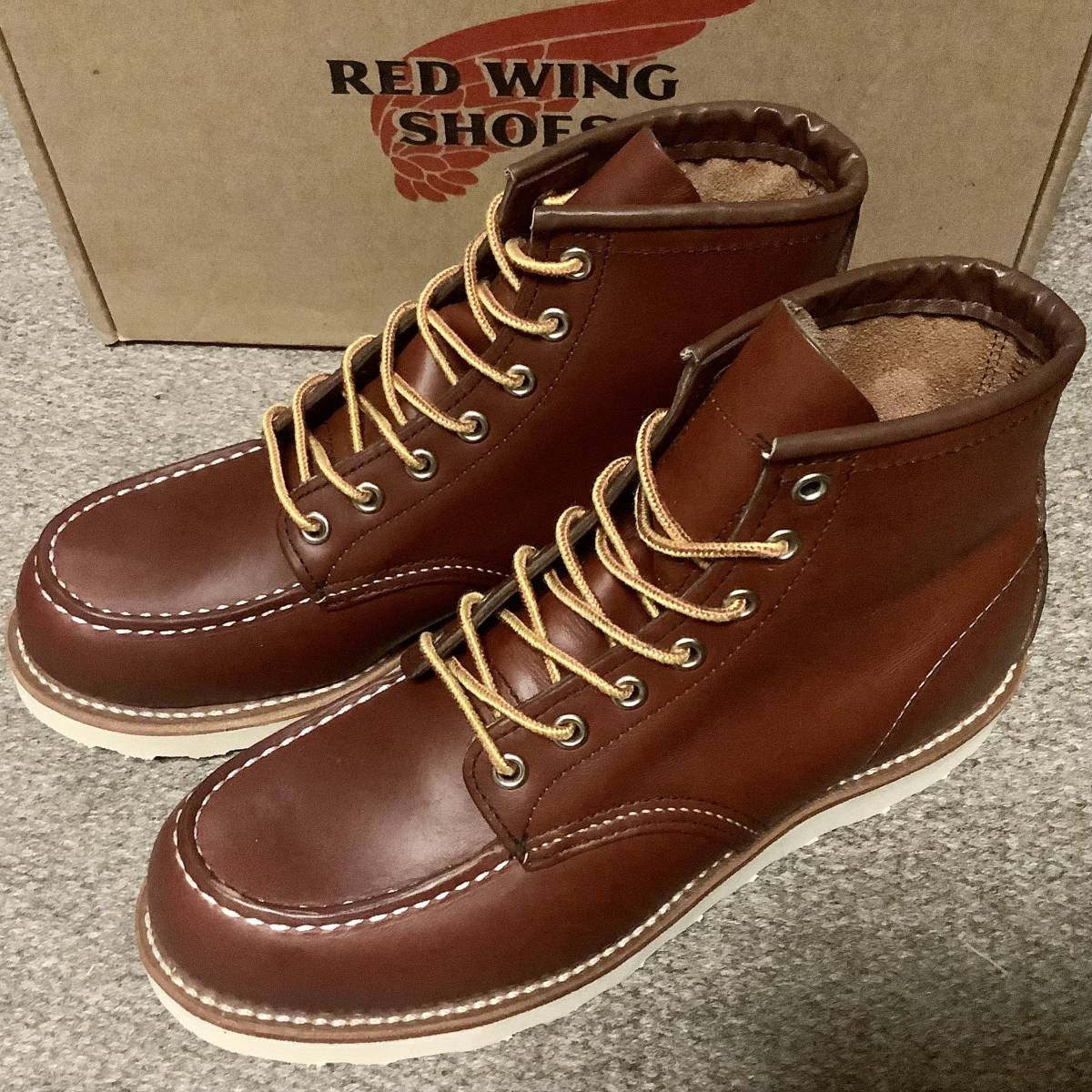 新品7D廃番9106カッパーワークスミスREDWINGモックトゥ14年10月製