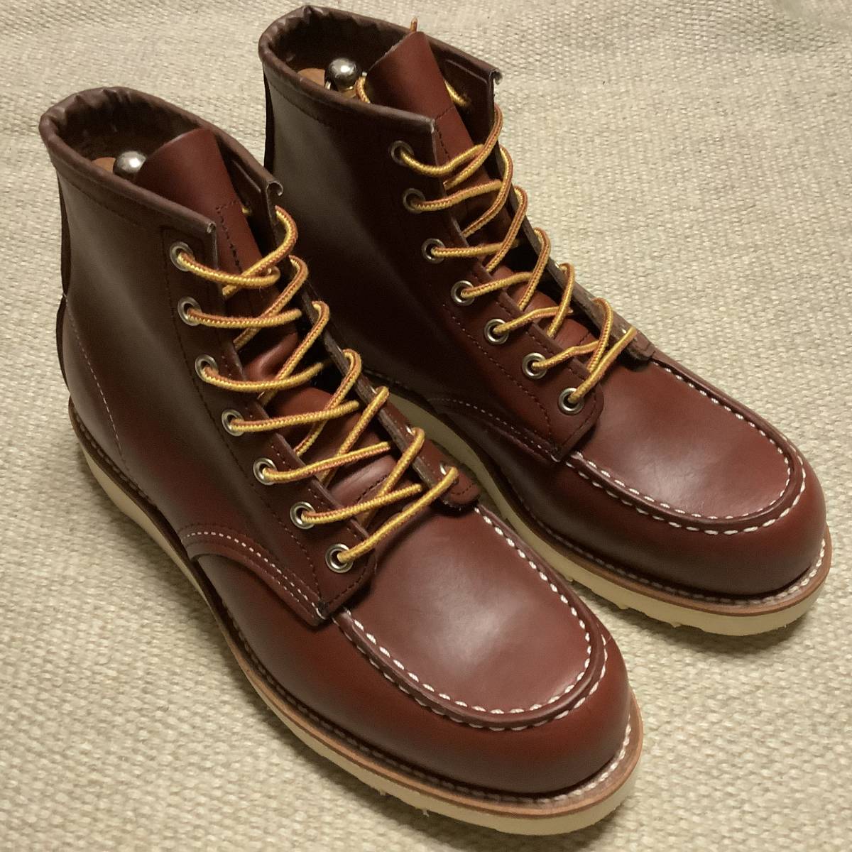 新品7D廃番9106カッパーワークスミスREDWINGモックトゥ14年10月 新品7D廃番9106カッパーワークスミスREDWINGモックトゥ14年10月