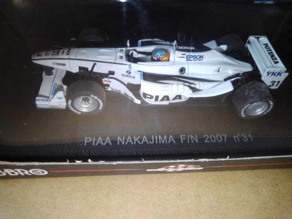 エブロ EBBRO 1/43 ピア ナカジマ F/N 2007 #31 43943 1/43 PIAA ナカジマ FN 2007 #31_画像2