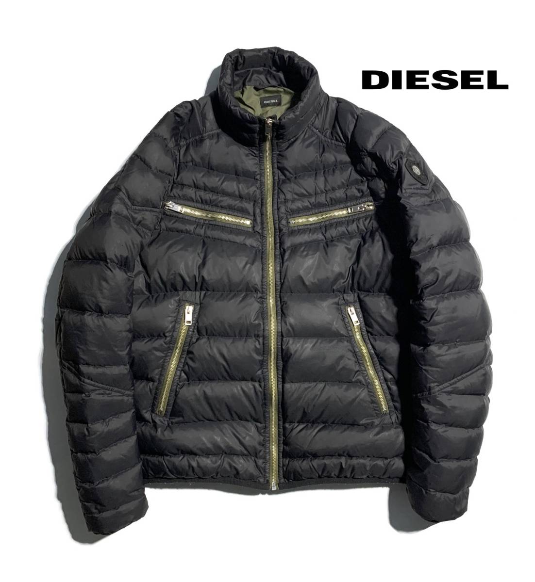 ディーゼル レザージャケット DIESEL 迷彩-