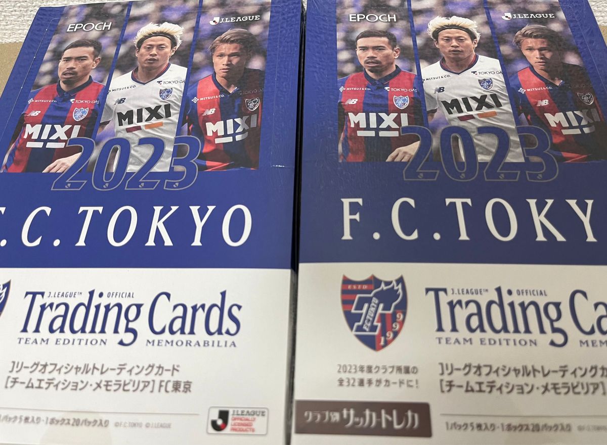 【東京:2BOX】2023 Jリーグオフィシャルトレーディングカード　チームエディション・メモラビリア【FC東京】　BOX