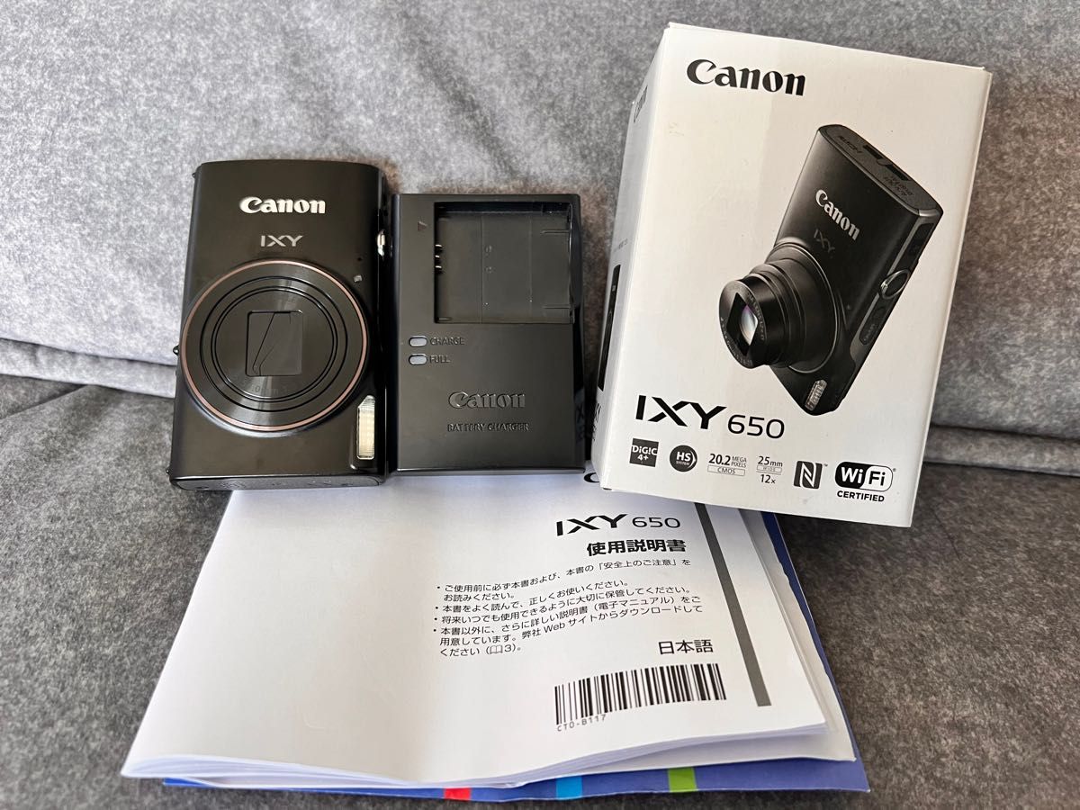 期間限定値下げ　Canon コンパクトデジタルカメラ IXY 650 ブラック