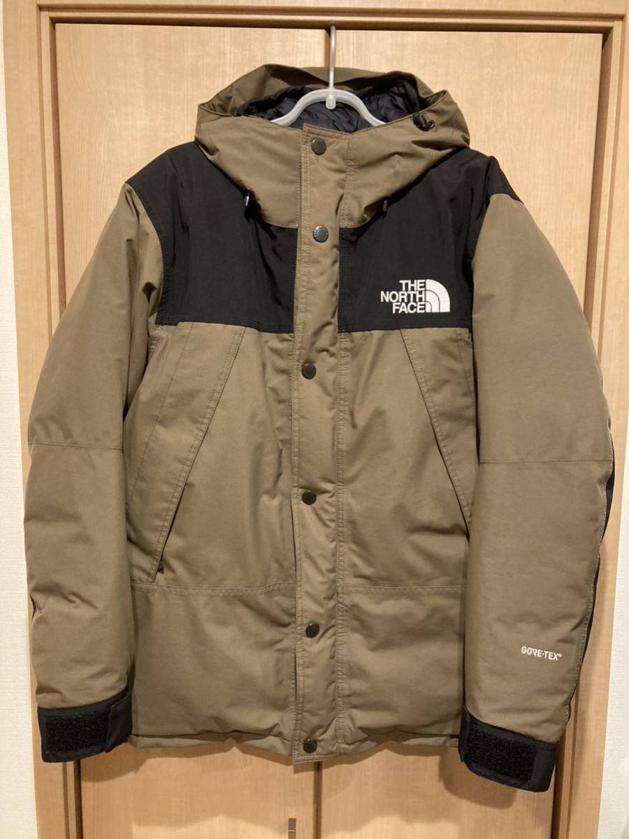 【美品】ノースフェイス マウンテンダウンジャケット ビーチグリーン Mサイズ THE NORTH FACE Mountain DOWN JACKET 人気色_画像1