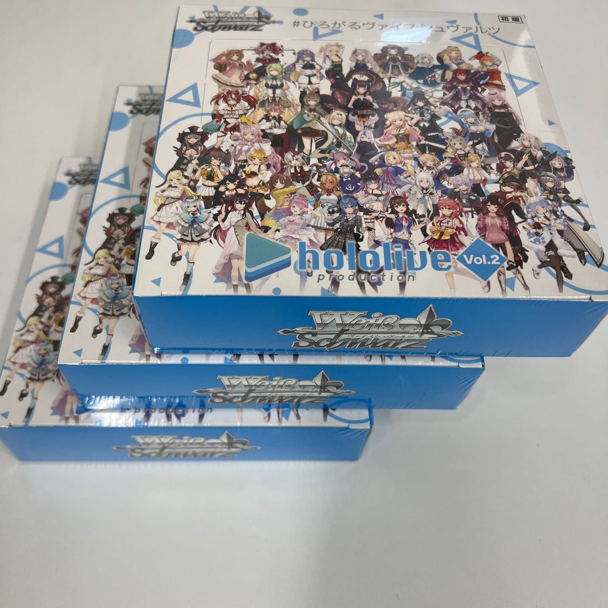 ヴァイスシュバルツ ホロライブ vol 2 3box シュリンク付き 新品未開封