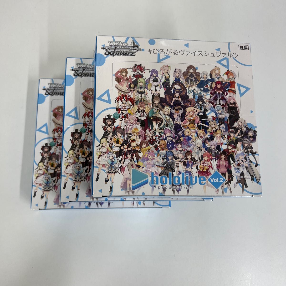 ヴァイスシュバルツ ホロライブ vol 2 3box シュリンク付き 新品未開封