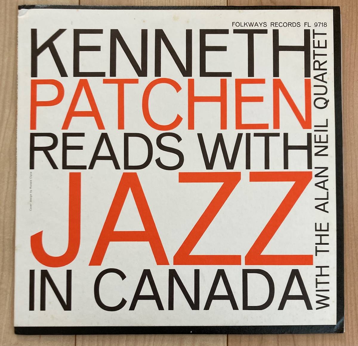 Kenneth Patchen/Reeds with Jazz In Canada/Folkways カナダ盤 オリジナル_画像1