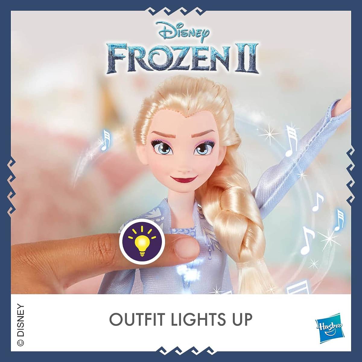 【未使用品】ディズニー　アナと雪の女王2　フィギュア　音が流れる　人形 Singing Elsa Musical Fashion Doll （並行輸入品）(Y-557)_画像8