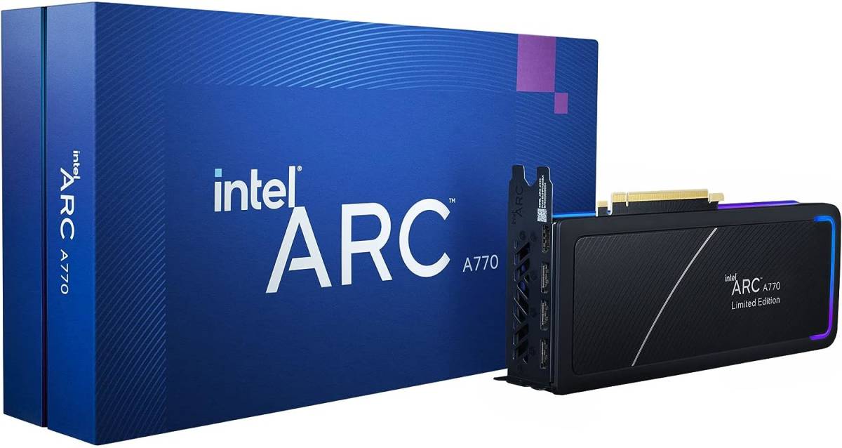 Intel ARC A770 Limited Edition 16GB 21P01J00BA 新品未開封 Intel ARC A770 Limited Edition 16GB 21P01J00BA 新品未開封