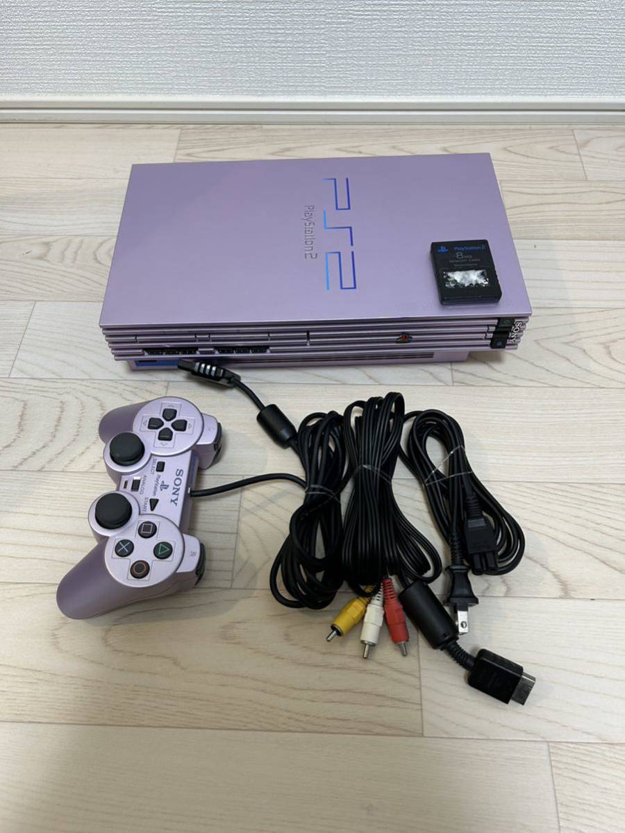 美品】 SCPH-50000 PlayStation2 SONY ピンク 動作確認済み/現状 k685