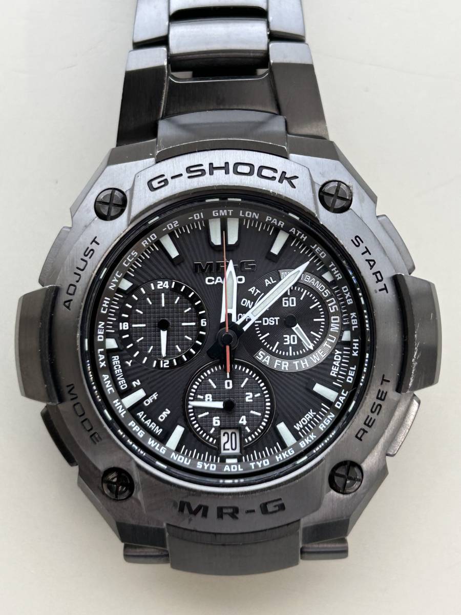 最も優遇 CASIO G-SHOCK カシオ MRG-8000B-1AJF 電波クォーツ 5011