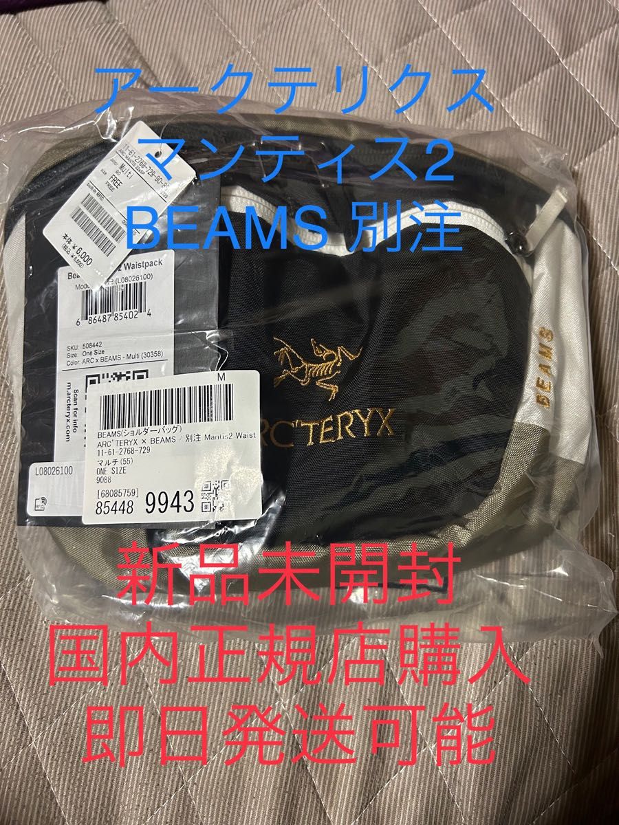 アークテリクス BEAMS 別注 マンティス2 新品未使用 国内正規品 アークテリクス BEAMS 別注 マンティス2 新品未使用 国内正規品